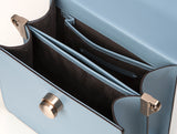 LUVEL shoulder mini leather bag / Pastel Blue