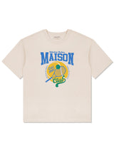 UNISEX オーバーフィットスポーツムーブショートスリーブT　クリーム(FCE2TS404M)