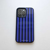 [Magsafe glass]ストライプケース(purple)
