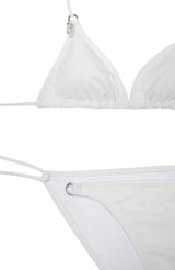 TINA STRING BIKINI SET white