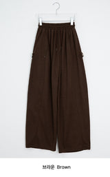 [unisex] Chiha Side Snap Wide Banding Sweatpants