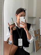 [Lè made/7,000 Sold] ルメイド ベーシック Vネック ベスト