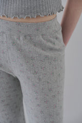 [Pre-order] フラワーブーツカットパンツ