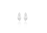 26SS★ Champagne Moon Silver Goutte Glint Earrings XS