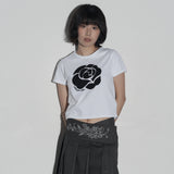 dot rose t (white)