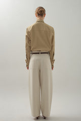 Barrel Line Pants_Ivory