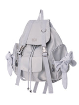 Bow Backpack (Nylon Light Grey)