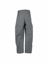 Balloon Pleated Trousers - Charcoal