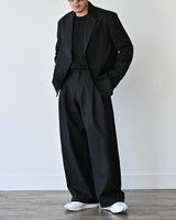 WIT SEMI OVERSIZE BLAZER BK 