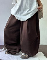 KNEE TWOTUCK BALLOON KEY RING LONG PANTS 🤎🩶🖤🤍💚6COLOR