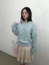 ツイストニットトップス (3color)