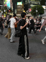 CITY SILVER TRACK WIDE PANTS