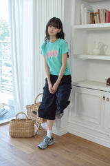 26SS★ Pop Strawberry Crop Short Sleeve Tee
