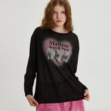 Maltese archive see-through knit