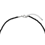 [1013] Black Mini Beads Necklace