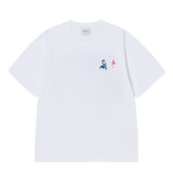 25SS FRENCH SCRIPT LOGO SHORT SLEEVE T-SHIRT WHITE