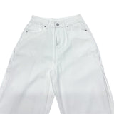 Luri Back Heart Pocket Carpenter Wide Pants 