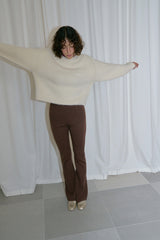 Cuddle brush knit_ivory