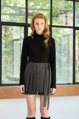 CLASSIC WOOL TURTLENECK TOP / BLACK