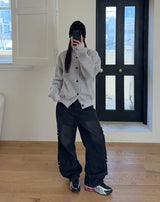 Byd Rivet Denim Pants