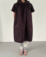 Glossy Open Neck Dress