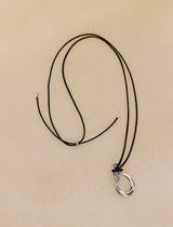 26SS★ [Premium Plating] Etreve AB(W) Knot Double Big Wave Necklace