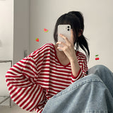 Pendant Daily Stripe Fluffy Fit V-Neck Knit