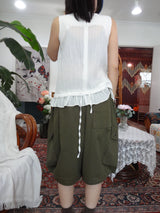 Avo dot sleeveless bl ( 2color )