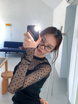 DOT SEE-THROUGH T-SHIRTS