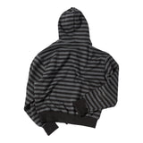 Untitled スターリーナイトストライプフードジップアップ Black