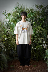 MU-WI PRT.ボックス 1/2 Tシャツ (Oatmeal)
