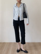 Slit Ankle Length Capri Pants
