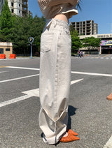 レッグビジョコットンワイドパンツ (2C)