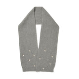 (DUC) Eyelet Stud Muffler Gray
