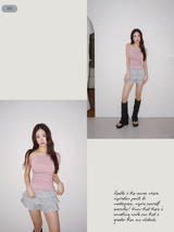 Tiny Unbalanced Sleeveless Strap Top