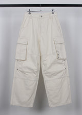 EYELET CARGO PANTS