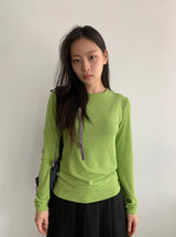 ウィッツウールラウンド長袖Tシャツ
