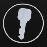 Circle Key's Waffle Long Sleeve (Black)