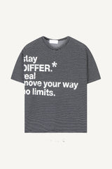 Disturb striped print T-shirt