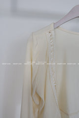 frill bolero ribbon cardigan