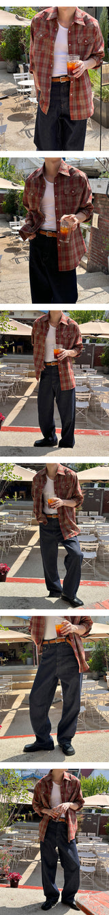 [S/S] Western check shirts(3color)