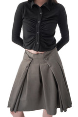  UNTAMED PLEATS SKIRT
