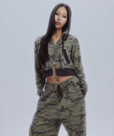 MILITARY CROP HOOD ZIP-UP_CA