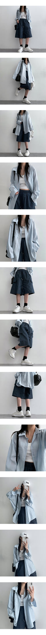 Dream Bermuda Sanji Cargo Denim Shorts