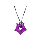 gleaming star dot necklace [purple]