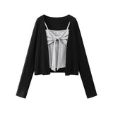 Serin Dot Ribbon Layered Set