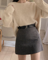 Wool round knit