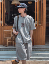サンディアルプリンティングショートスリーブTシャツ