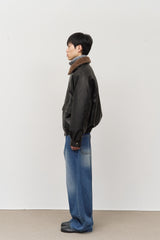 Landed Fur Leather Jacket