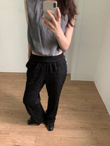 ムッシューブーツカットパンツ (2color)